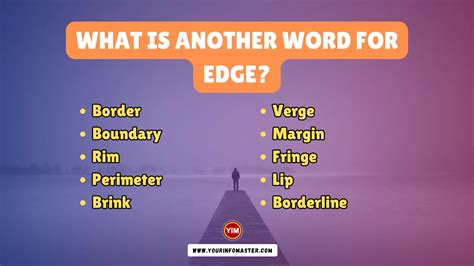 antonym for verge|another word for edge.